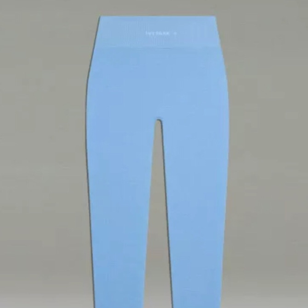 IVY PARK Light Blue Leggings with White Stripes - Picture 4 of 5